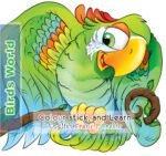 Colour, stick and learn (birds world)