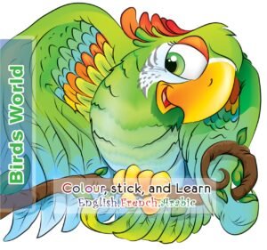Colour, stick and learn (birds world)