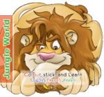 Colour, stick and learn (jungle world)